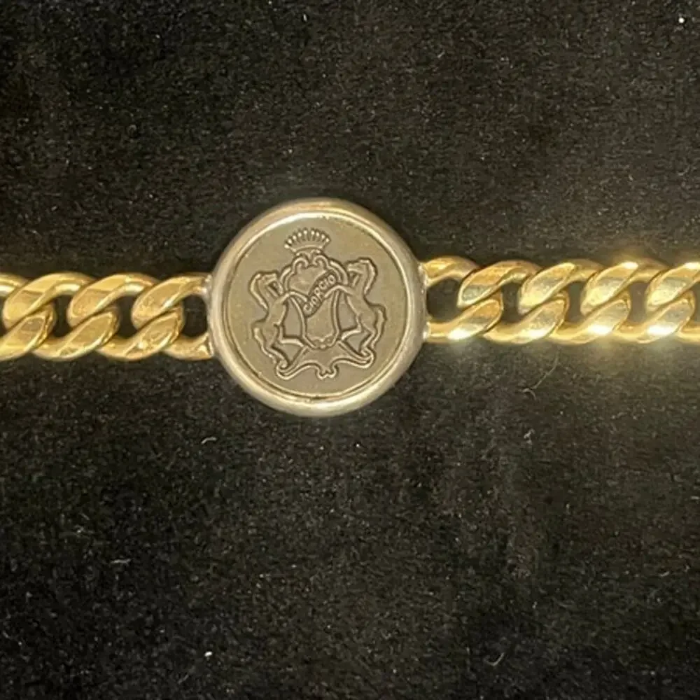 Giorgio‎ Beverly Hills Vintage Vermeil Coin Bracelet